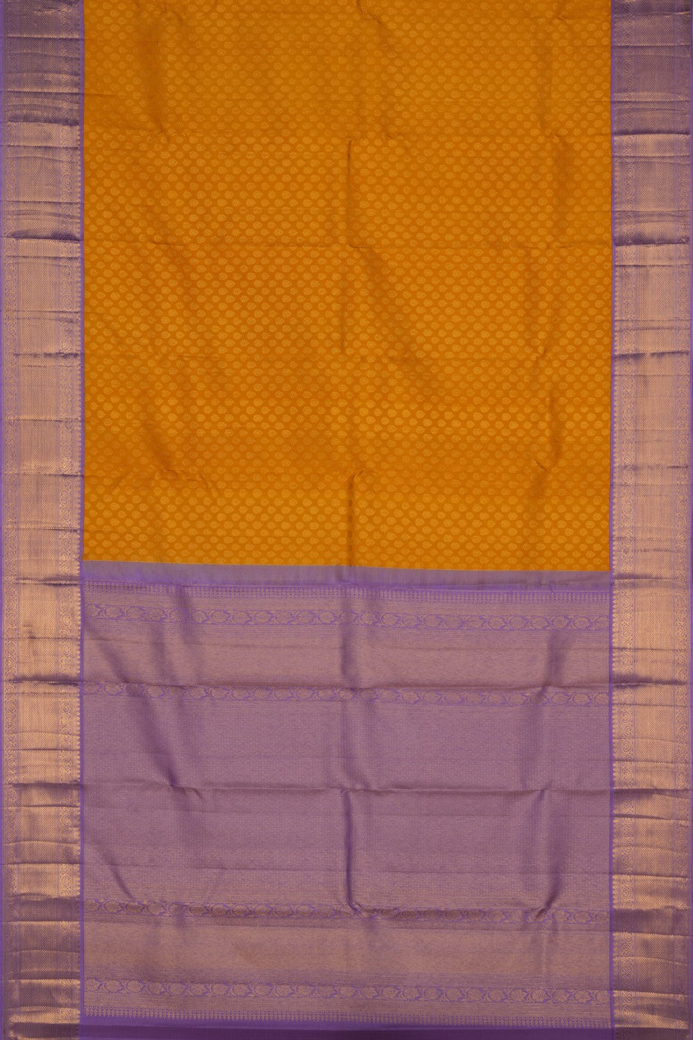 Image of Kanchipattu Brocade Yellow Saree